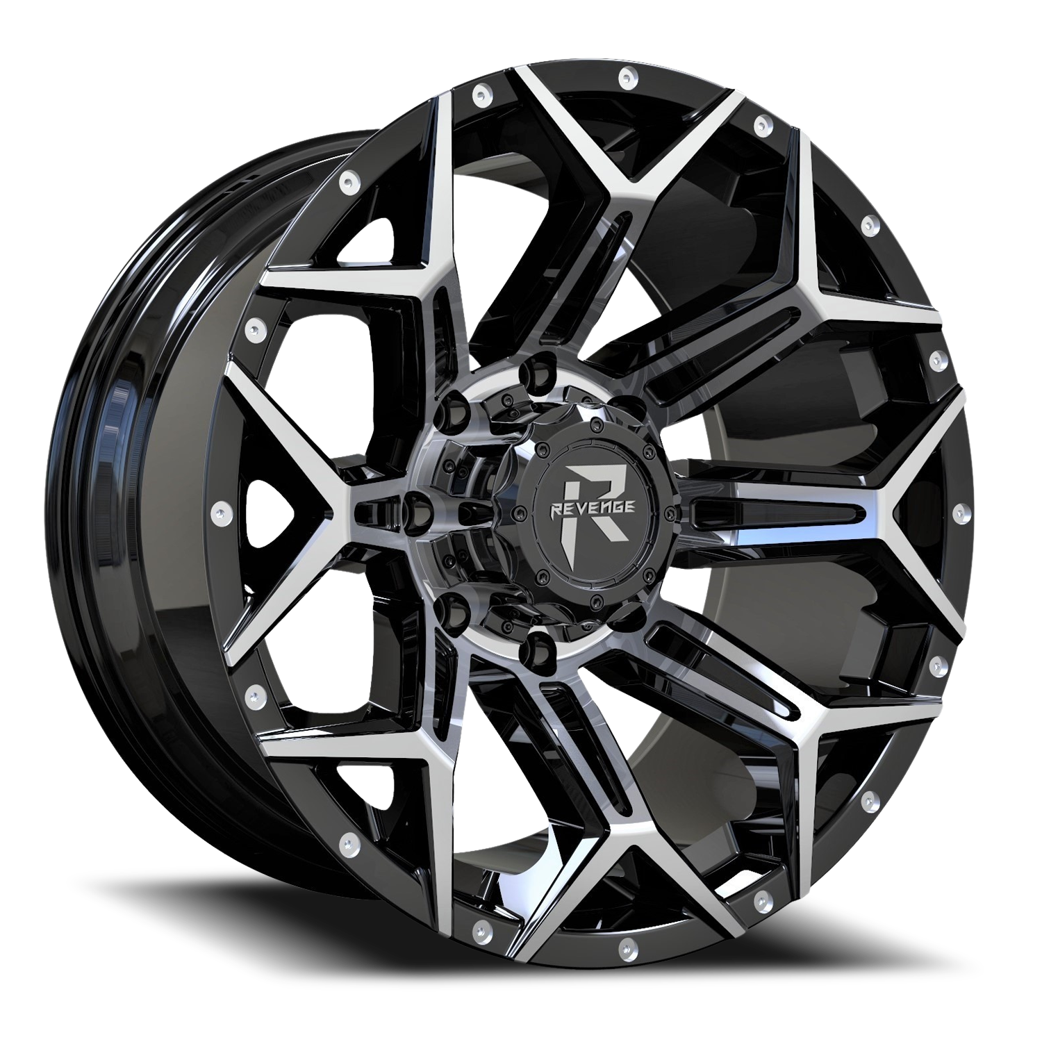 REVENGE OFFROAD RV202 20X10 -19 8X170 BLACK MACHINED