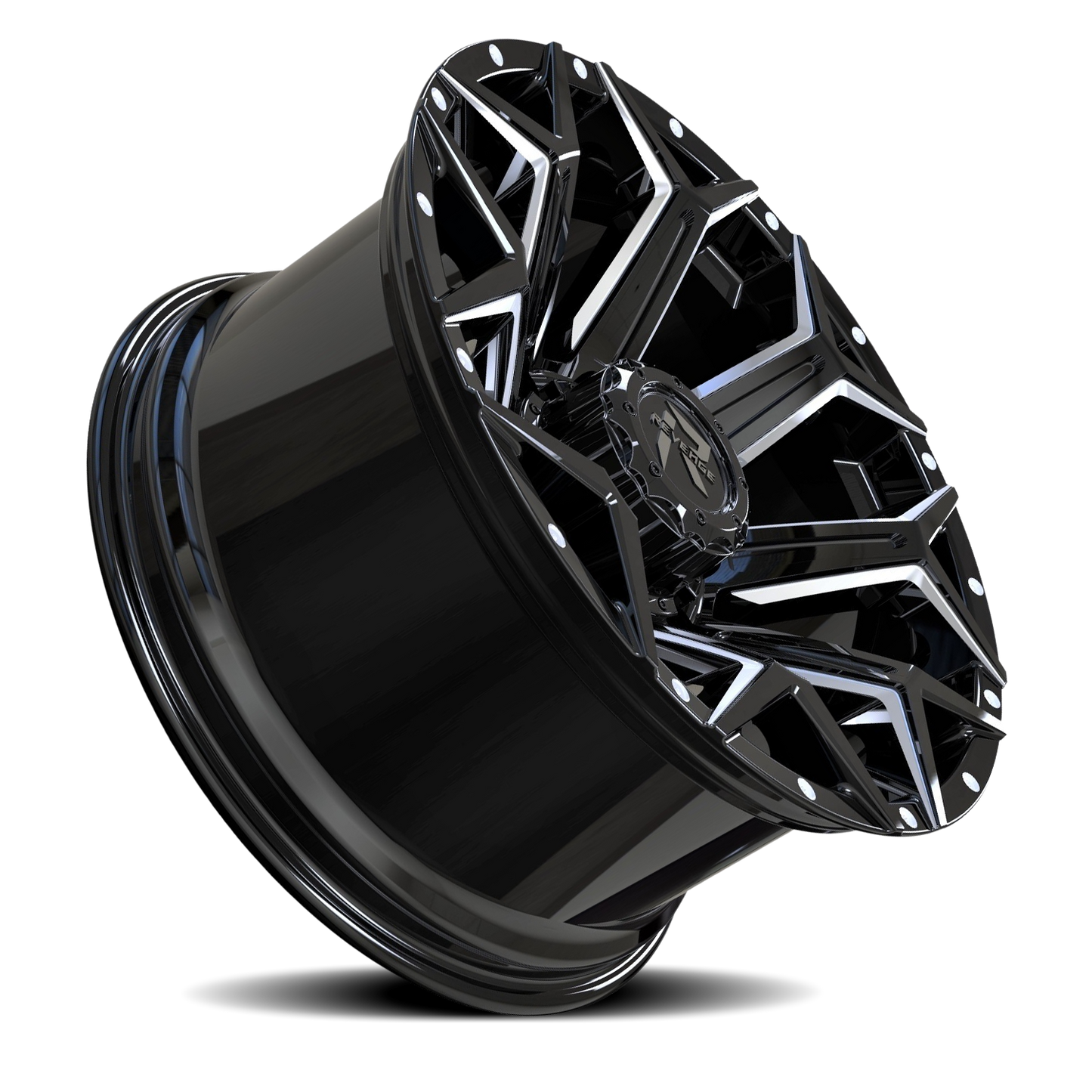 REVENGE OFFROAD RV202 20X9 0 5X127/5X139.7 BLACK MILLED