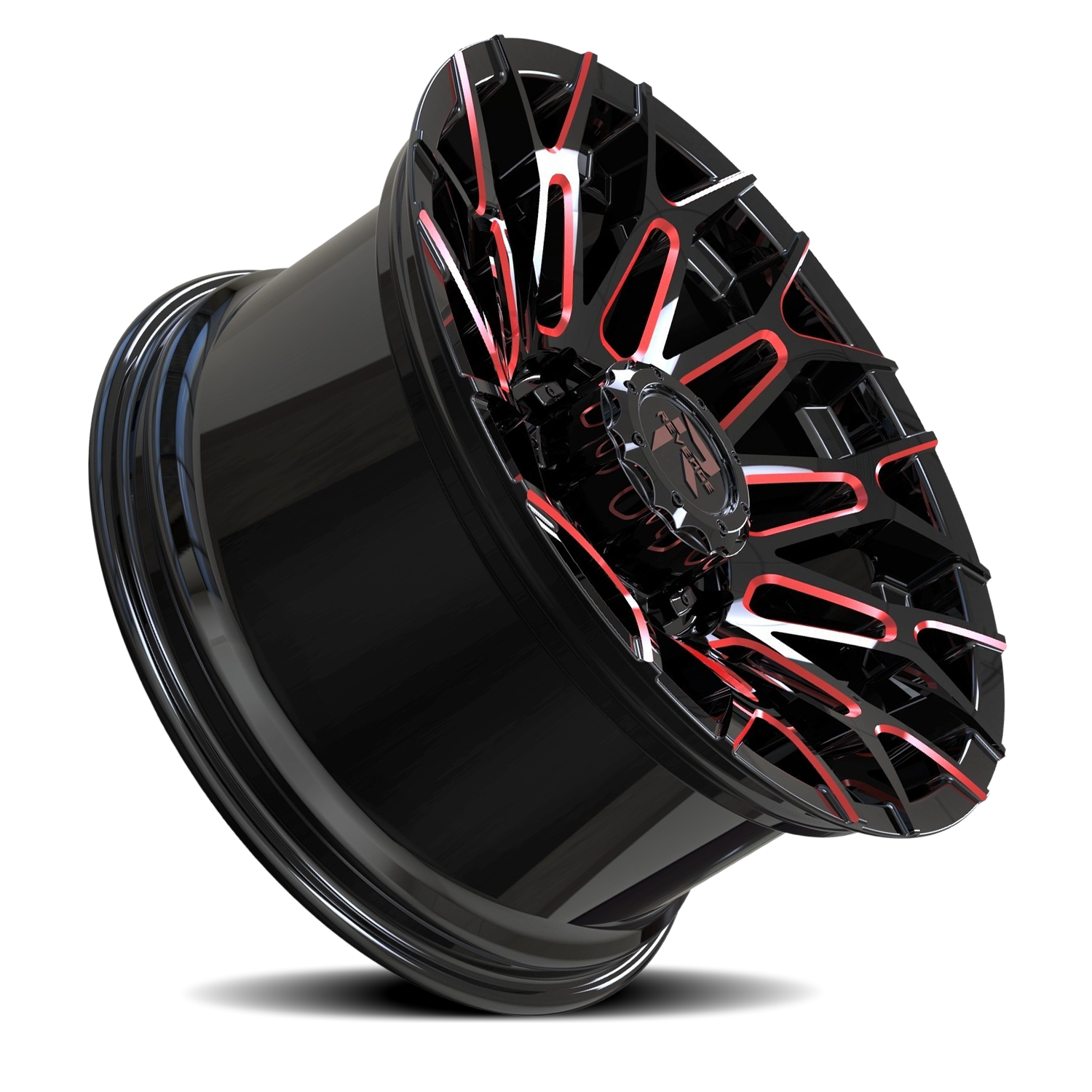 REVENGE OFFROAD RV203 20X10 -19 6X135/6X139.7 BLACK RED MILLED