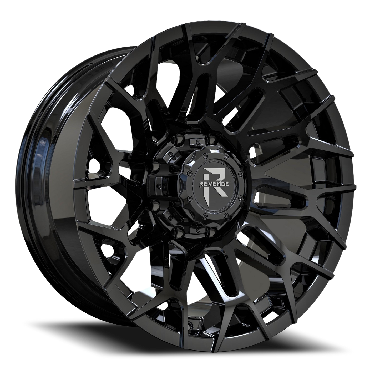 REVENGE OFFROAD RV203 20X10 -19 8X165.1 GLOSS BLACK