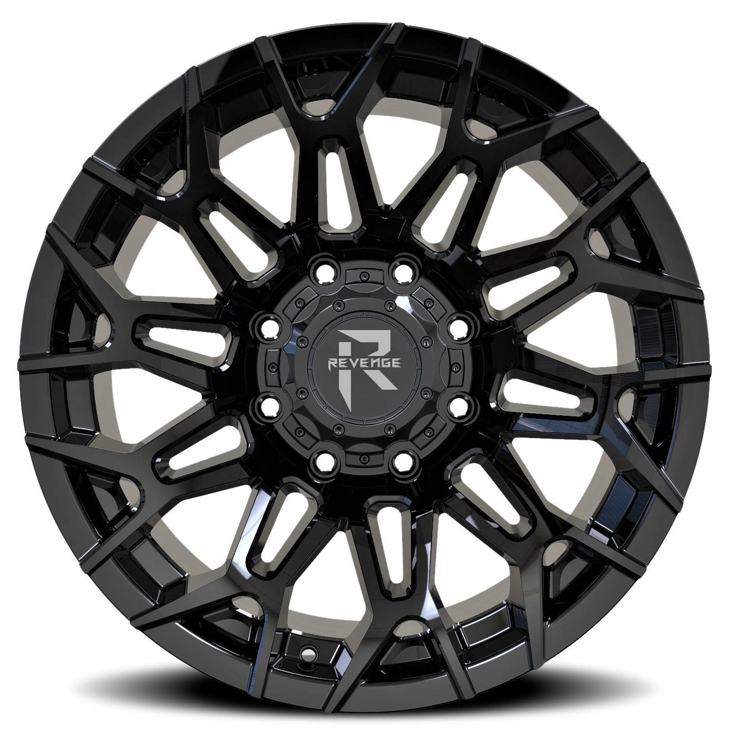 REVENGE OFFROAD RV203 20X10 -19 8X180 GLOSS BLACK