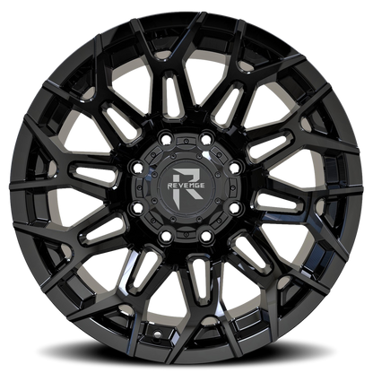 REVENGE OFFROAD RV203 20X10 -19 6X135/6X139.7 SATIN BLACK