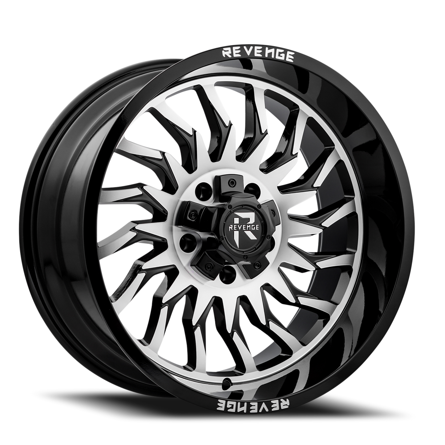 REVENGE OFFROAD RV204 20X10 -19 6X135/6X139.7 BLACK MACHINED