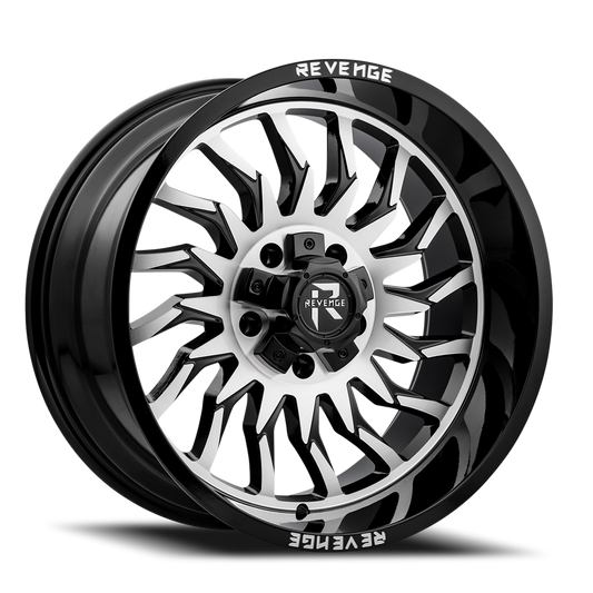 REVENGE OFFROAD RV204 20X10 -19 6X135/6X139.7 BLACK MACHINED