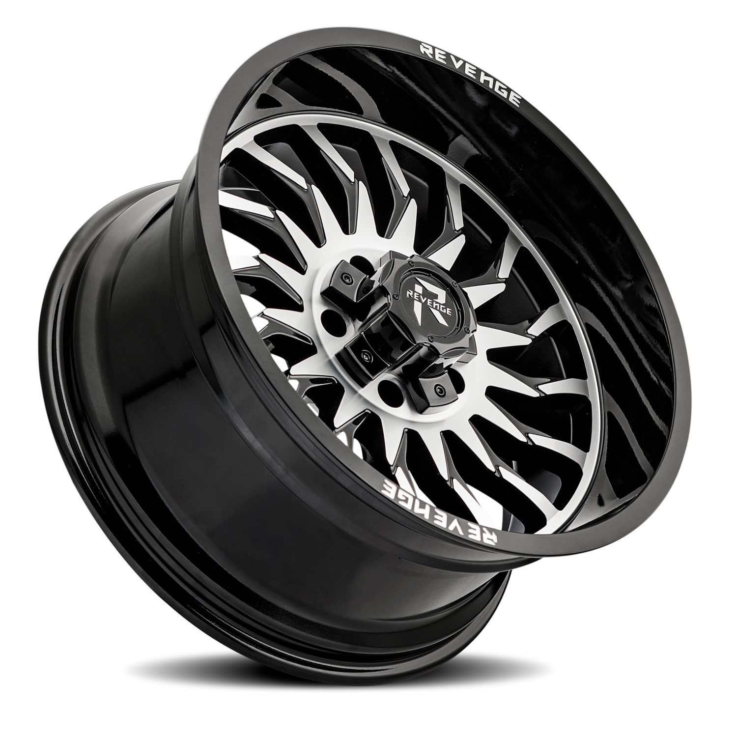REVENGE OFFROAD RV204 20X10 -19 6X135/6X139.7 BLACK MACHINED