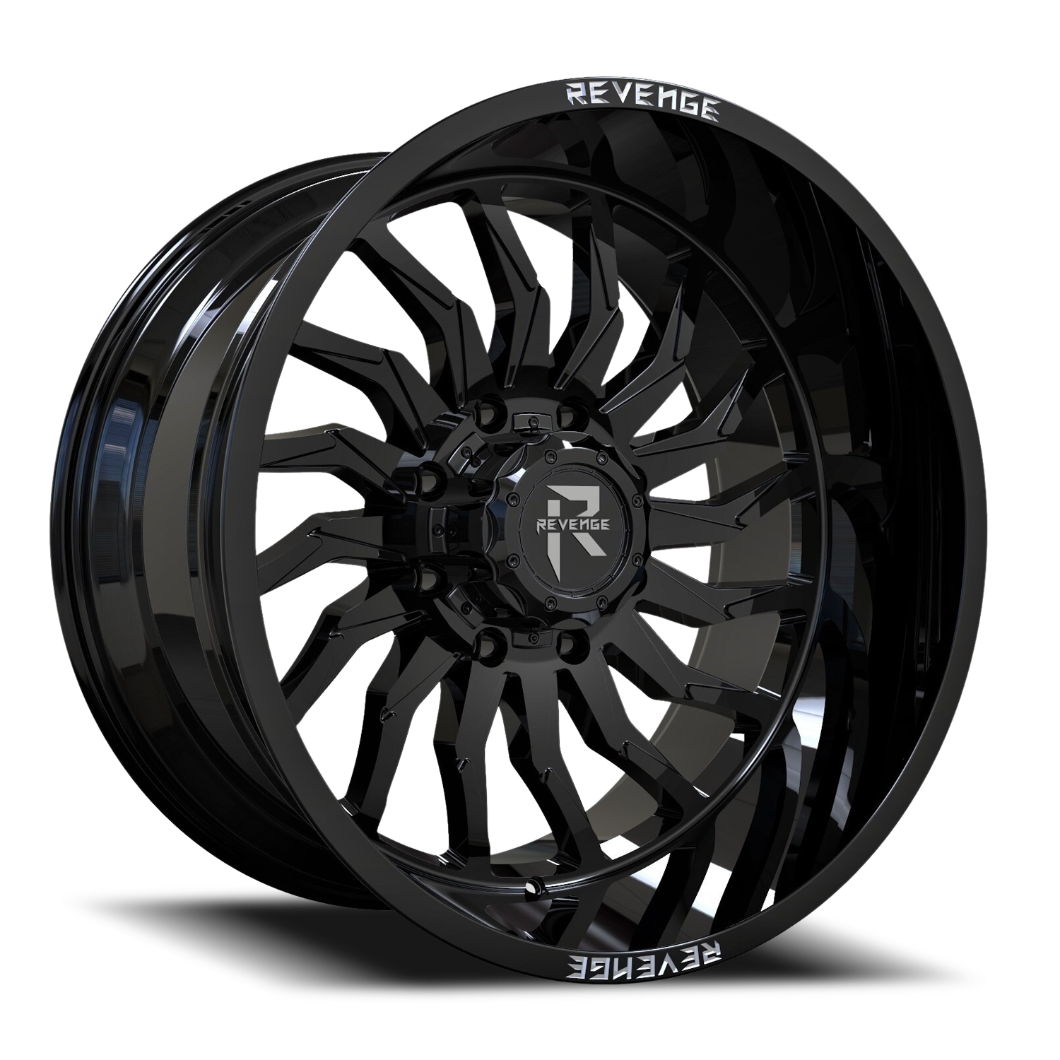 REVENGE OFFROAD RV204 22X12 -44 8X165.1 GLOSS BLACK