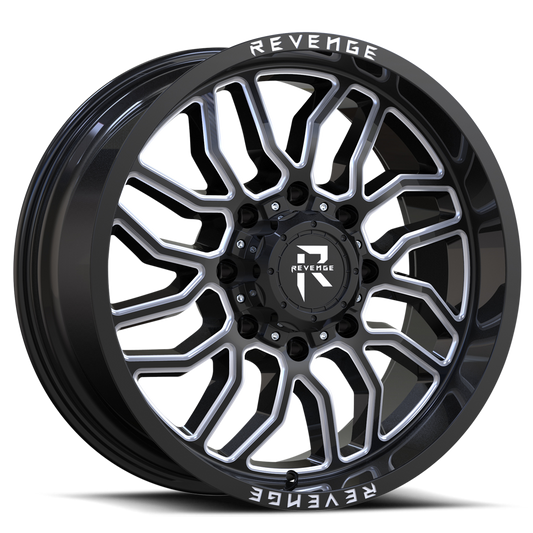 REVENGE OFFROAD RV205 20X9 12 5X139.7/5X150 BLACK MILLED