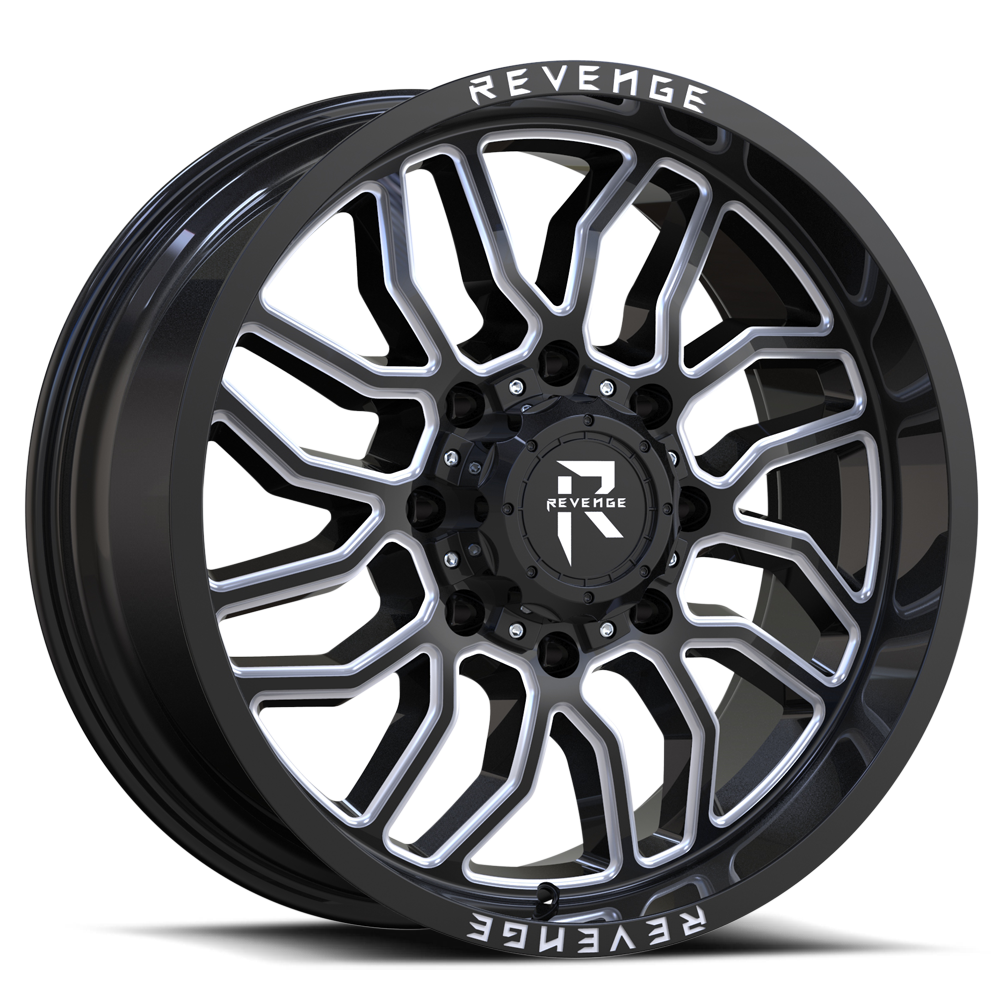REVENGE OFFROAD RV205 20X9 0 5X127/5X139.7 BLACK MILLED