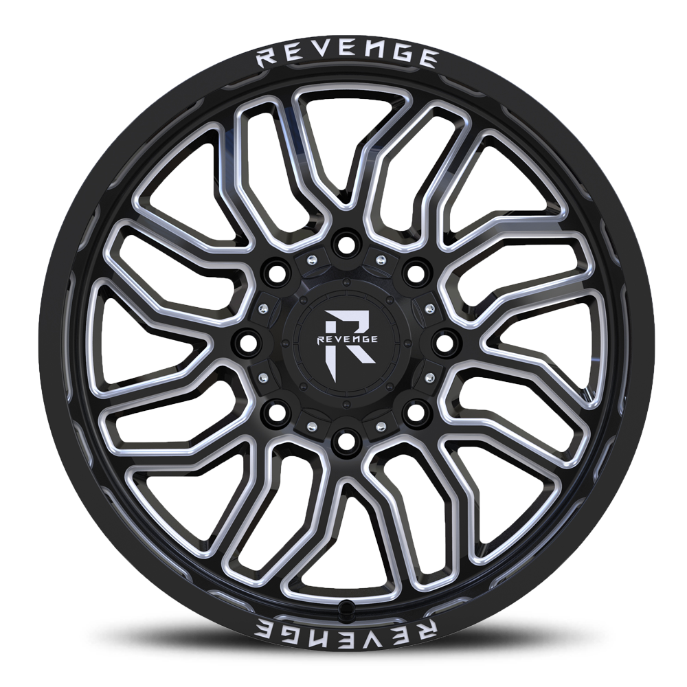 REVENGE OFFROAD RV205 20X10 -19 5X127/5X139.7 BLACK MILLED