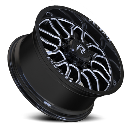 REVENGE OFFROAD RV205 20X9 12 8X180 BLACK MILLED