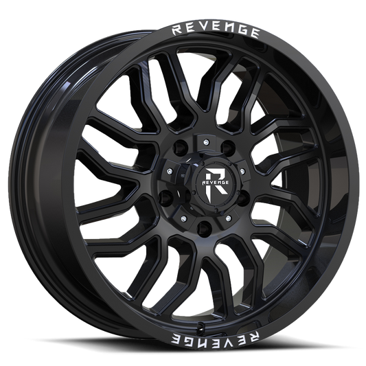 REVENGE OFFROAD RV205 20X9 12 8X180 GLOSS BLACK