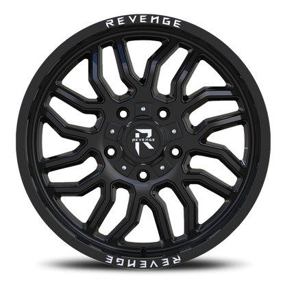 REVENGE OFFROAD RV205 20X9 0 8X165.1 GLOSS BLACK