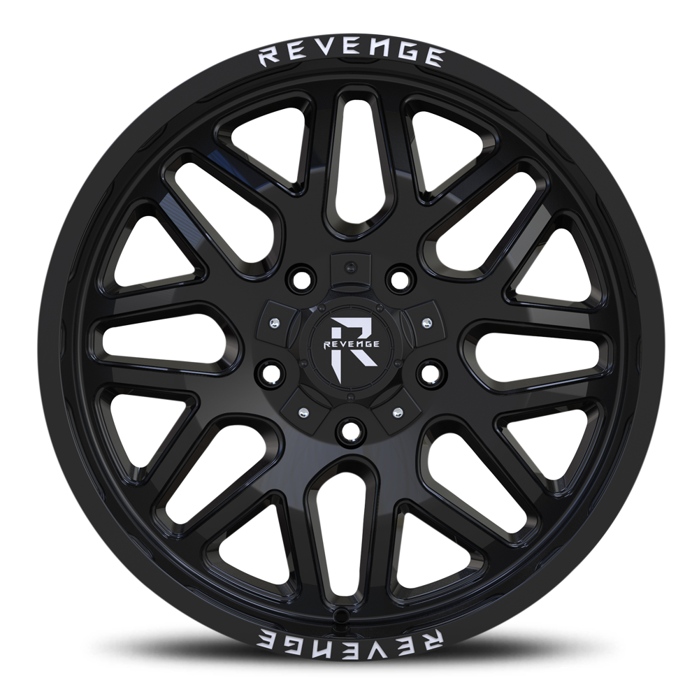 REVENGE OFFROAD RV206 20X9 0 5X127/5X139.7 GLOSS BLACK