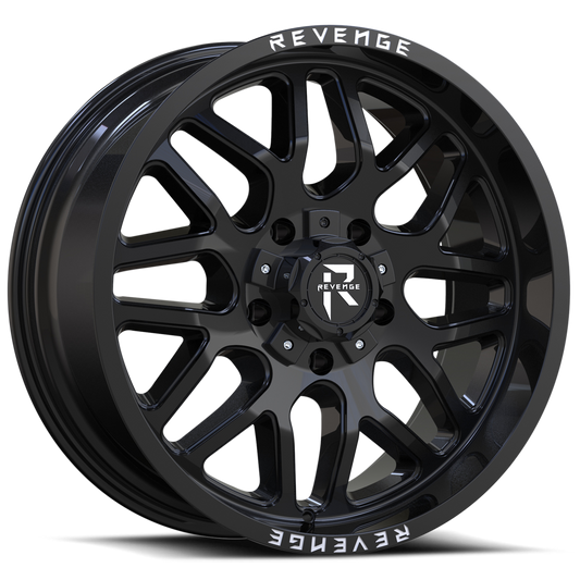 REVENGE OFFROAD RV206 20X9 12 6X135/6X139.7 GLOSS BLACK