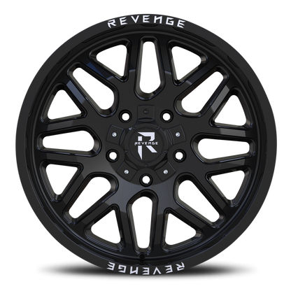 REVENGE OFFROAD RV206 20X12 -44 8X165.1 GLOSS BLACK