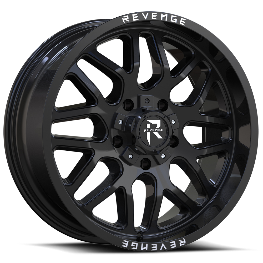 REVENGE OFFROAD RV206 20X10 -19 8X165.1 GLOSS BLACK