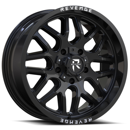 REVENGE OFFROAD RV206 20X9 12 8X180 GLOSS BLACK