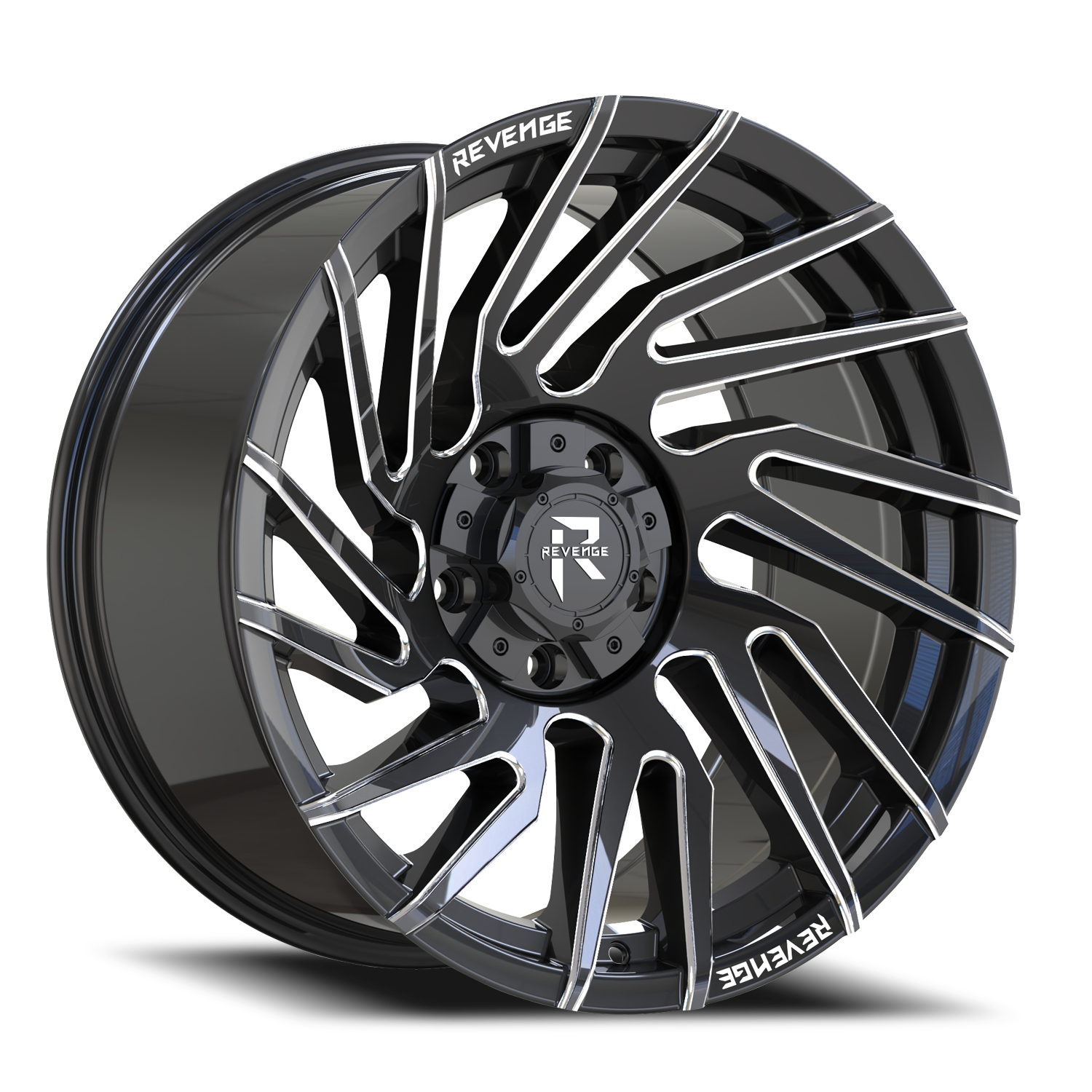 REVENGE OFFROAD RV207 20X9 0 5X127/5X139.7 BLACK MILLED