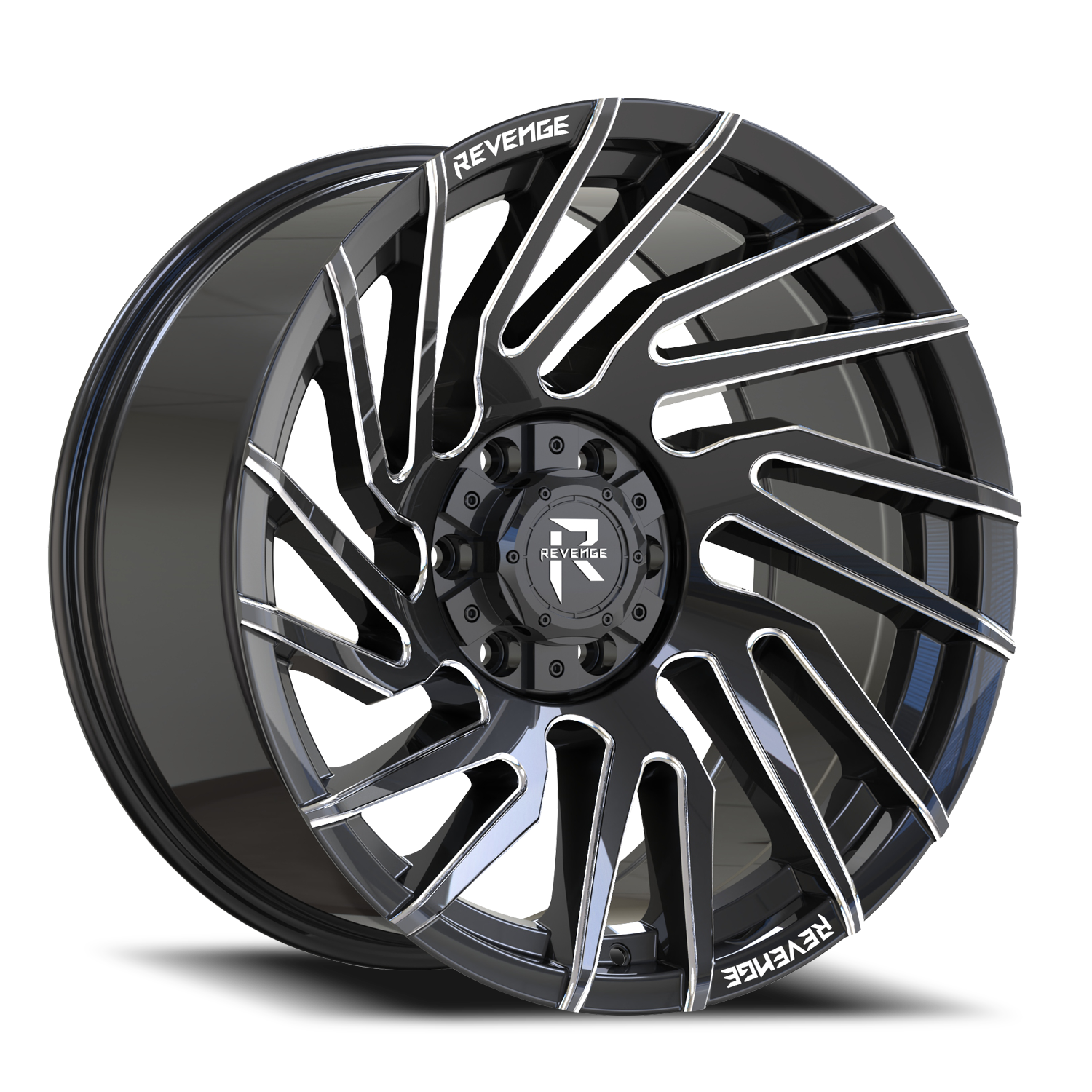 REVENGE OFFROAD RV207 20X10 -19 6X135/6X139.7 BLACK MILLED