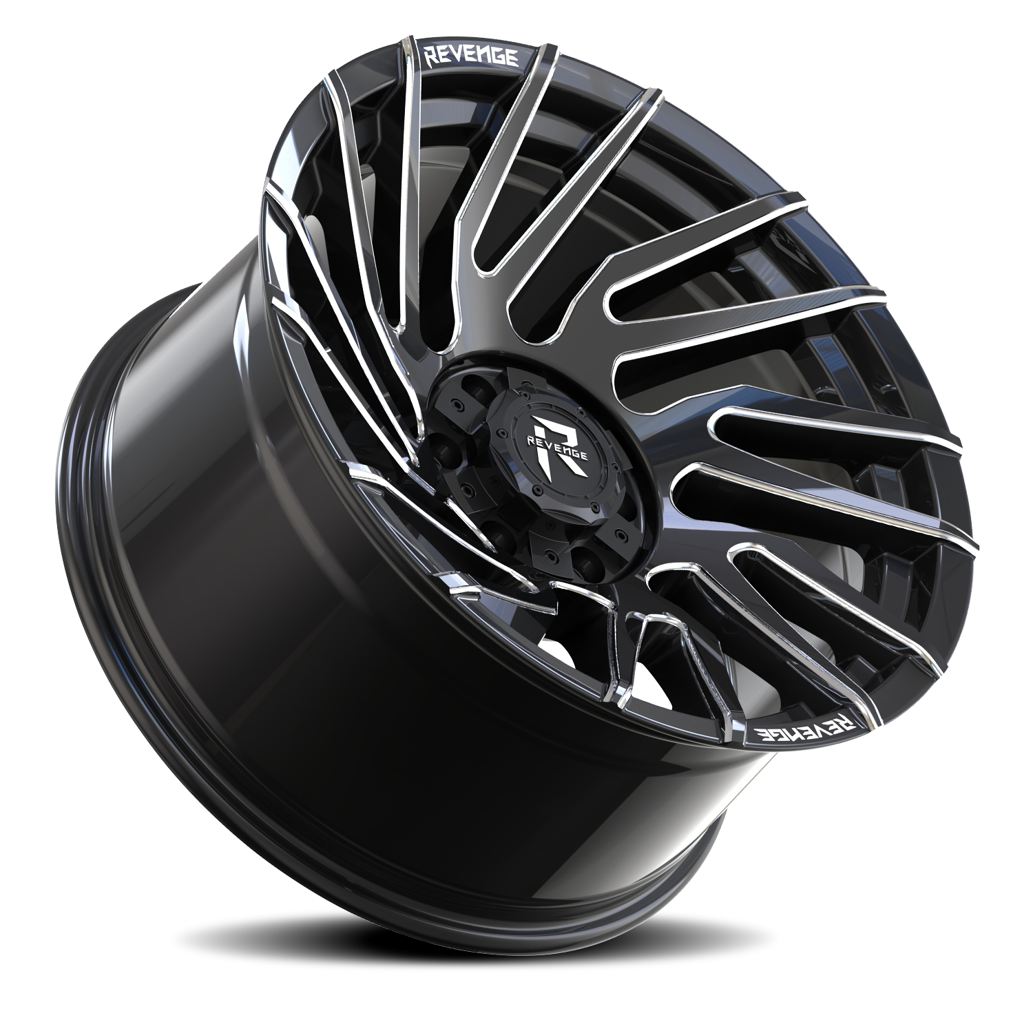 REVENGE OFFROAD RV207 24X10 -19 6X135/6X139.7 BLACK MILLED