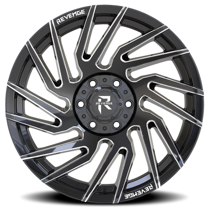 REVENGE OFFROAD RV207 20X9 0 6X135/6X139.7 BLACK MILLED