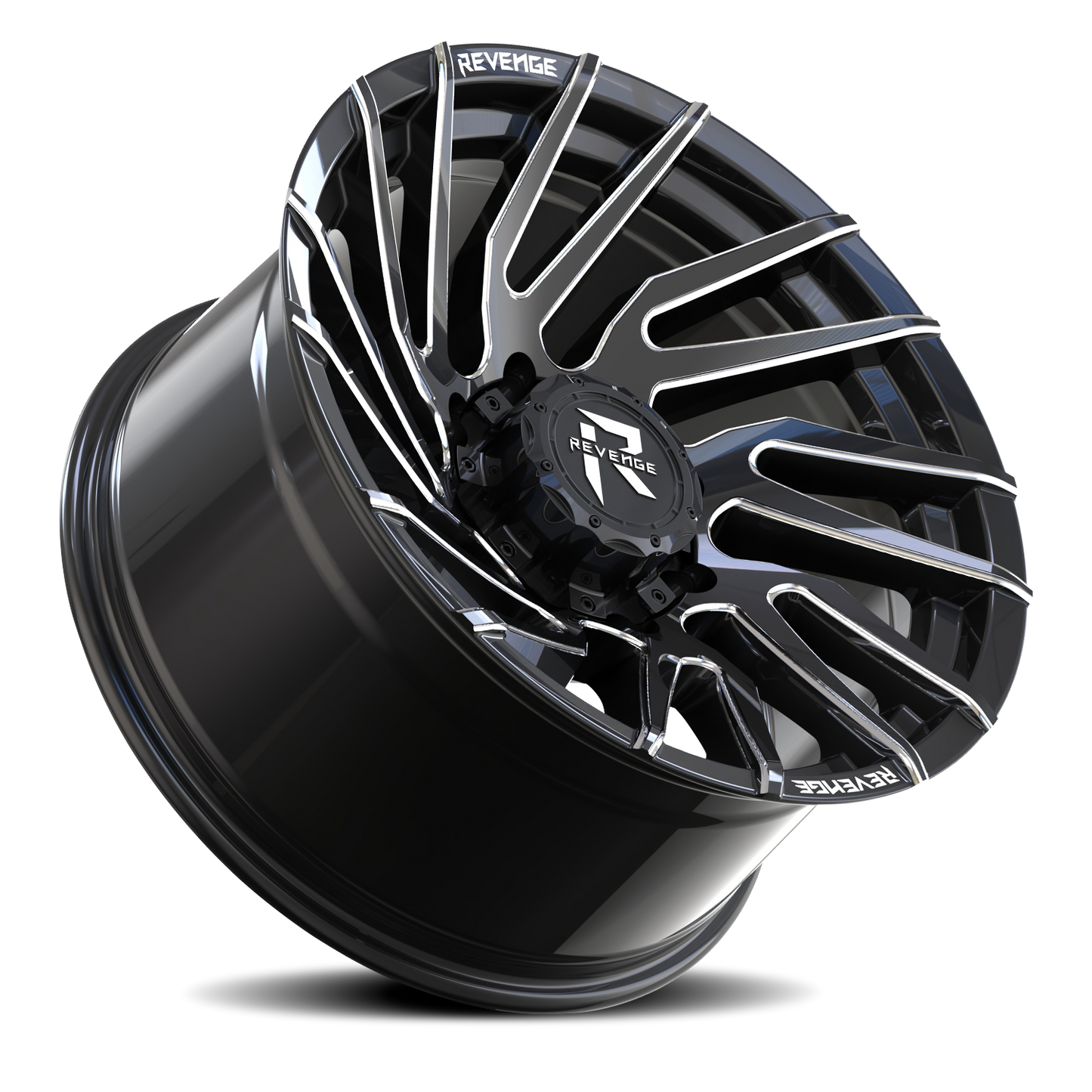 REVENGE OFFROAD RV207 20X10 -19 8X165.1 BLACK MILLED