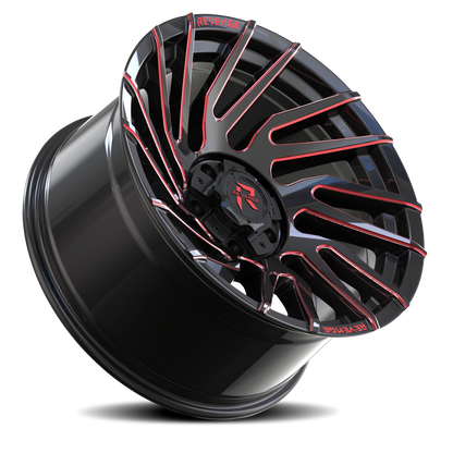 REVENGE OFFROAD RV207 20X10 -19 5X127/5X139.7 BLACK RED MILLED