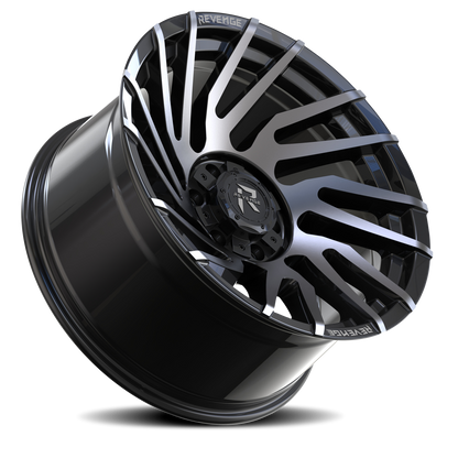 REVENGE OFFROAD RV207 22X10 -19 6X135/6X139.7 TITANIUM BLACK MACHINED