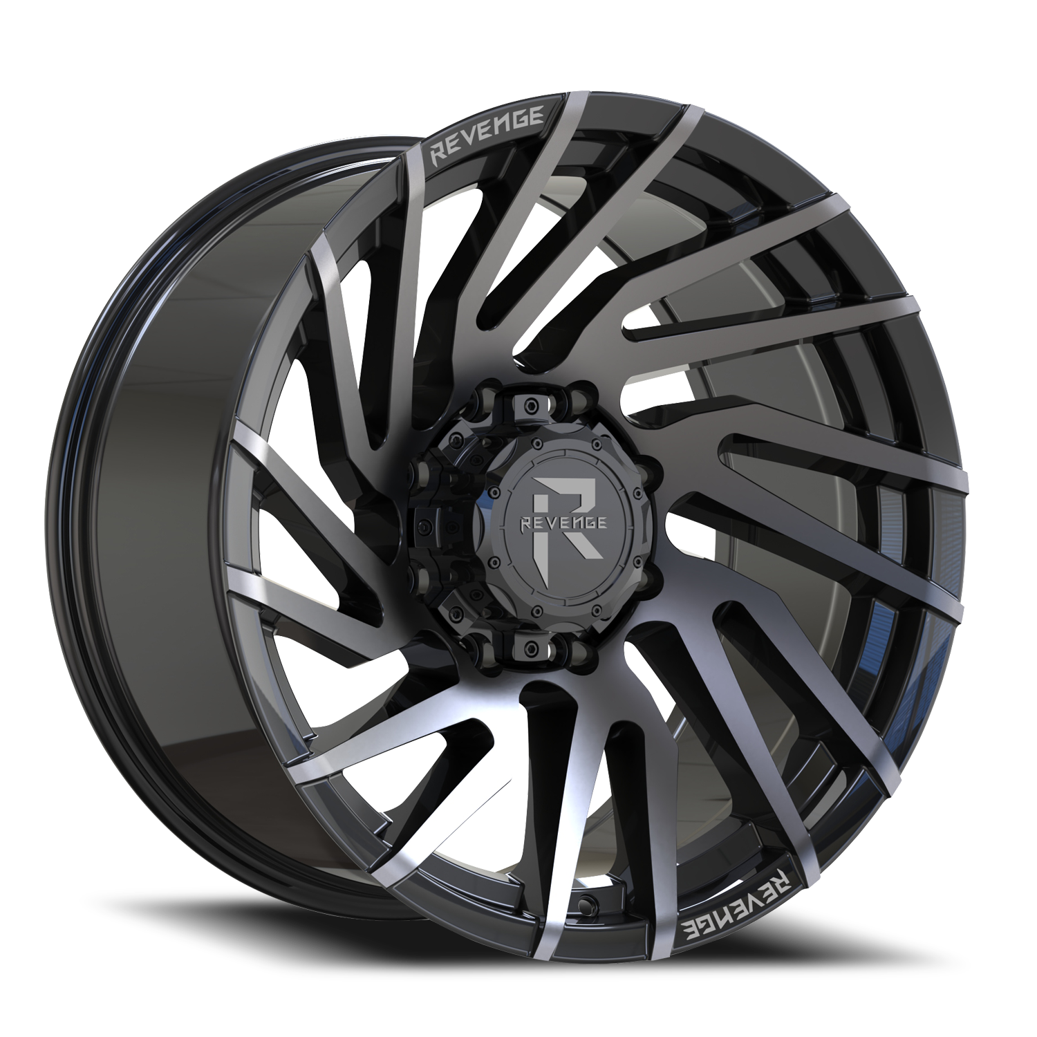REVENGE OFFROAD RV207 20X10 -19 8X180 TITANIUM BLACK MACHINED