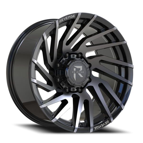 REVENGE OFFROAD RV207 20X10 -19 8X180 TITANIUM BLACK MACHINED