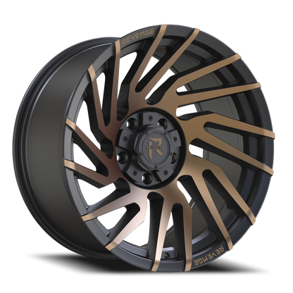 REVENGE OFFROAD RV207 22X10 -19 5X127/5X139.7 SATIN BRONZE BRONZE MACHINED-DOUBLE DARK TINT