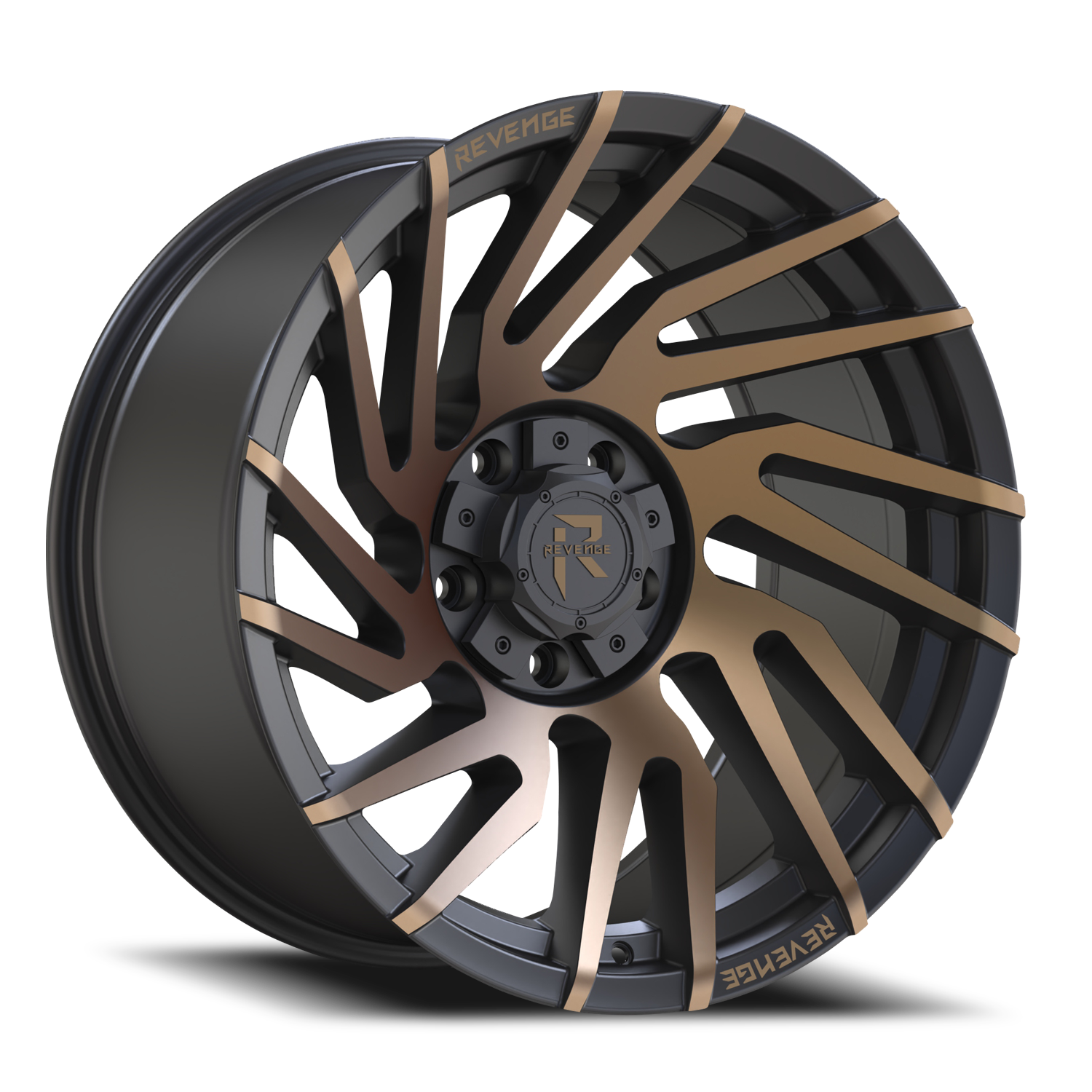 REVENGE OFFROAD RV207 20X9 0 5X127/5X139.7 SATIN BRONZE BRONZE MACHINED-DOUBLE DARK TINT