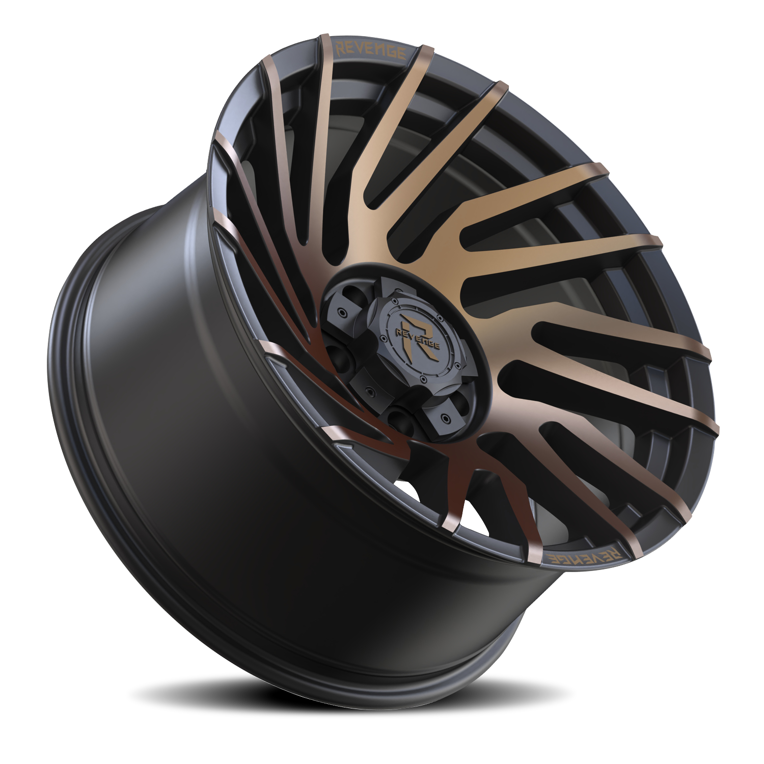 REVENGE OFFROAD RV207 22X10 -19 5X127/5X139.7 SATIN BRONZE BRONZE MACHINED-DOUBLE DARK TINT