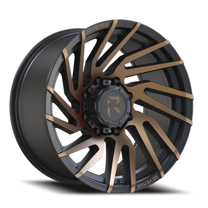 REVENGE OFFROAD RV207 20X9 0 8X165.1 SATIN BRONZE BRONZE MACHINED-DOUBLE DARK TINT