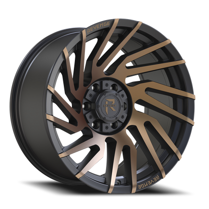 REVENGE OFFROAD RV207 22X10 -19 6X135/6X139.7 SATIN BRONZE BRONZE MACHINED-DOUBLE DARK TINT