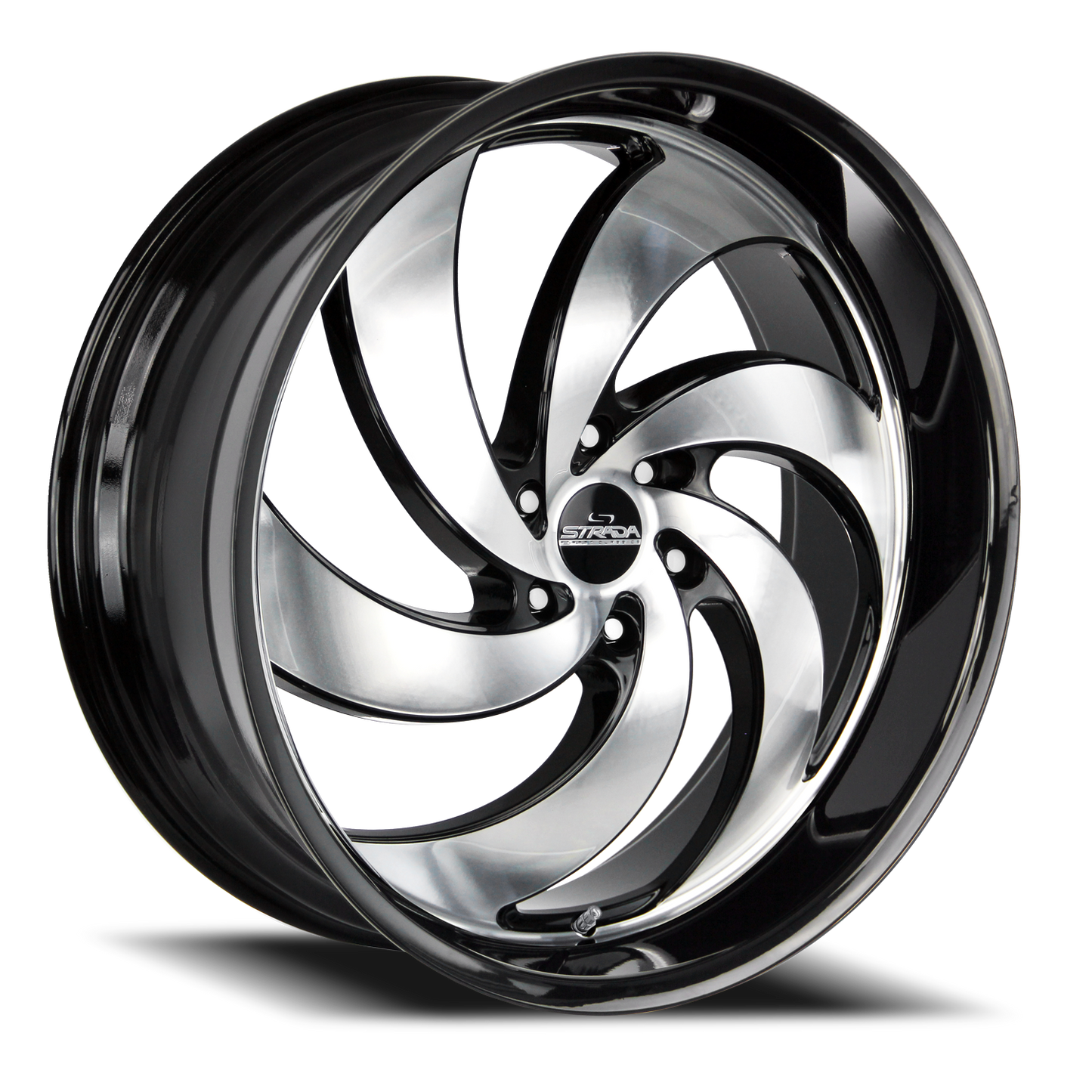 STRADA STREET CLASSICS C06 RETRO 6 26X10 26MM 6X135 GLOSS BLACK MACHINED | C06663526GBM