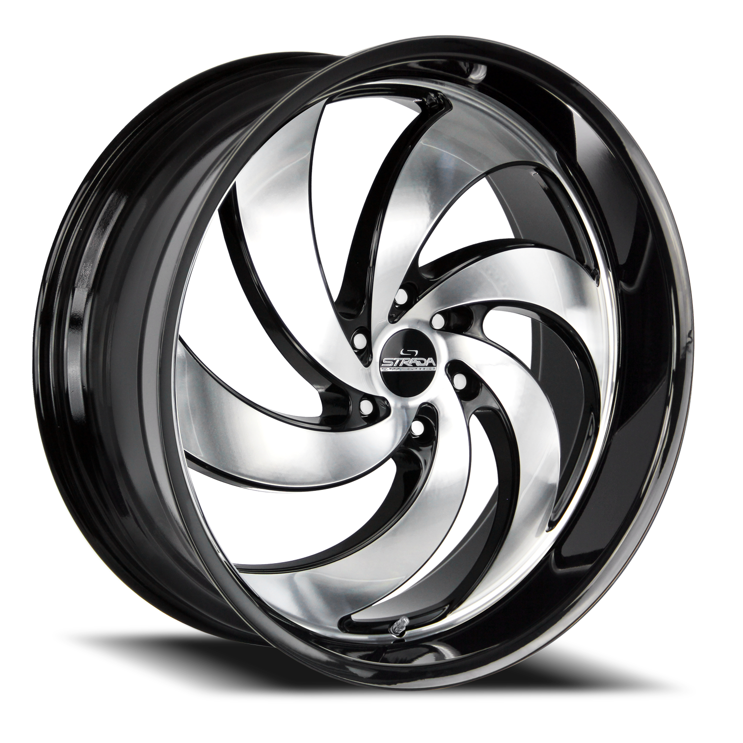 STRADA STREET CLASSICS C06 RETRO 6 26X10 26MM 6X135 GLOSS BLACK MACHINED | C06663526GBM