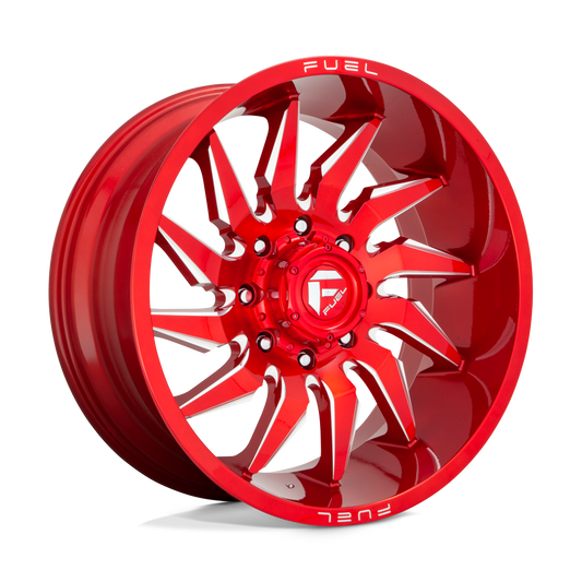 Fuel 1Pc D745 SABER - 20x10 -18mm 6x135 CANDY RED MILLED Wheel | D74520008947