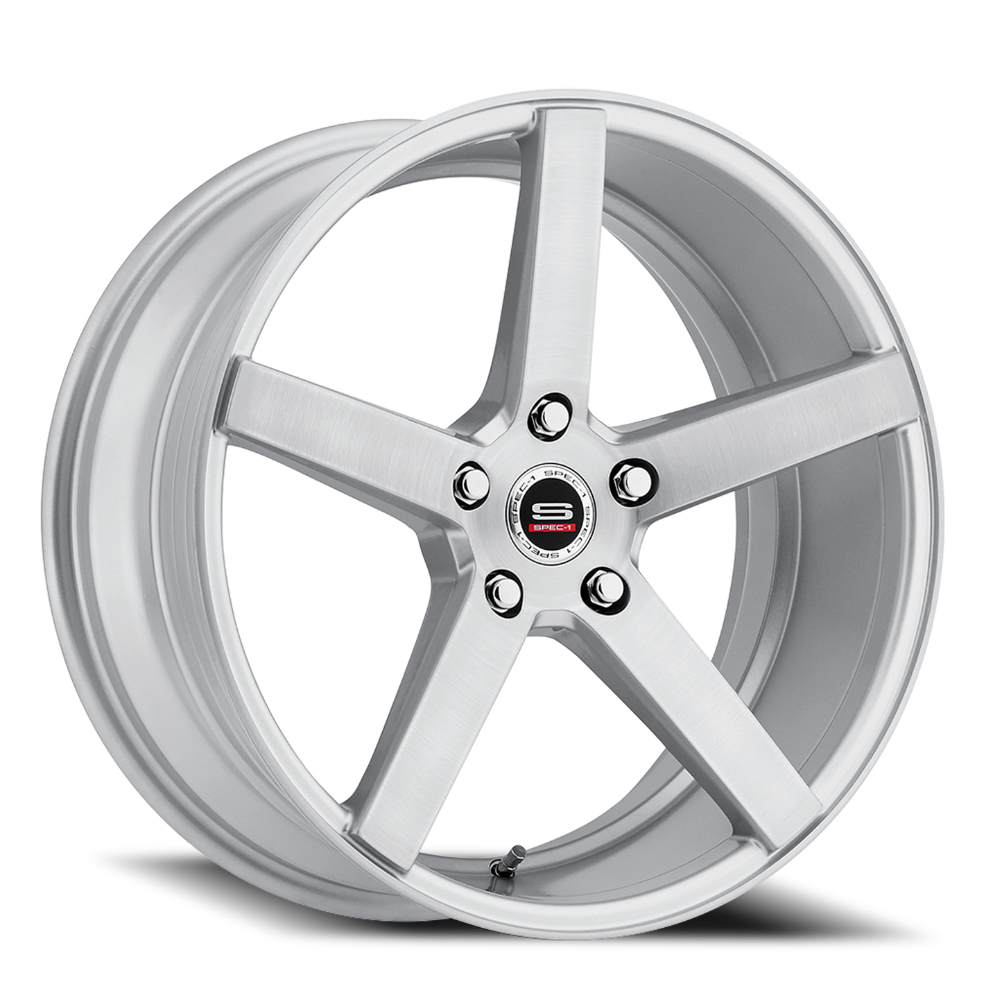SPEC-1 SP-36 20X8.5 38 5X114.3 SILVER & BRUSHED
