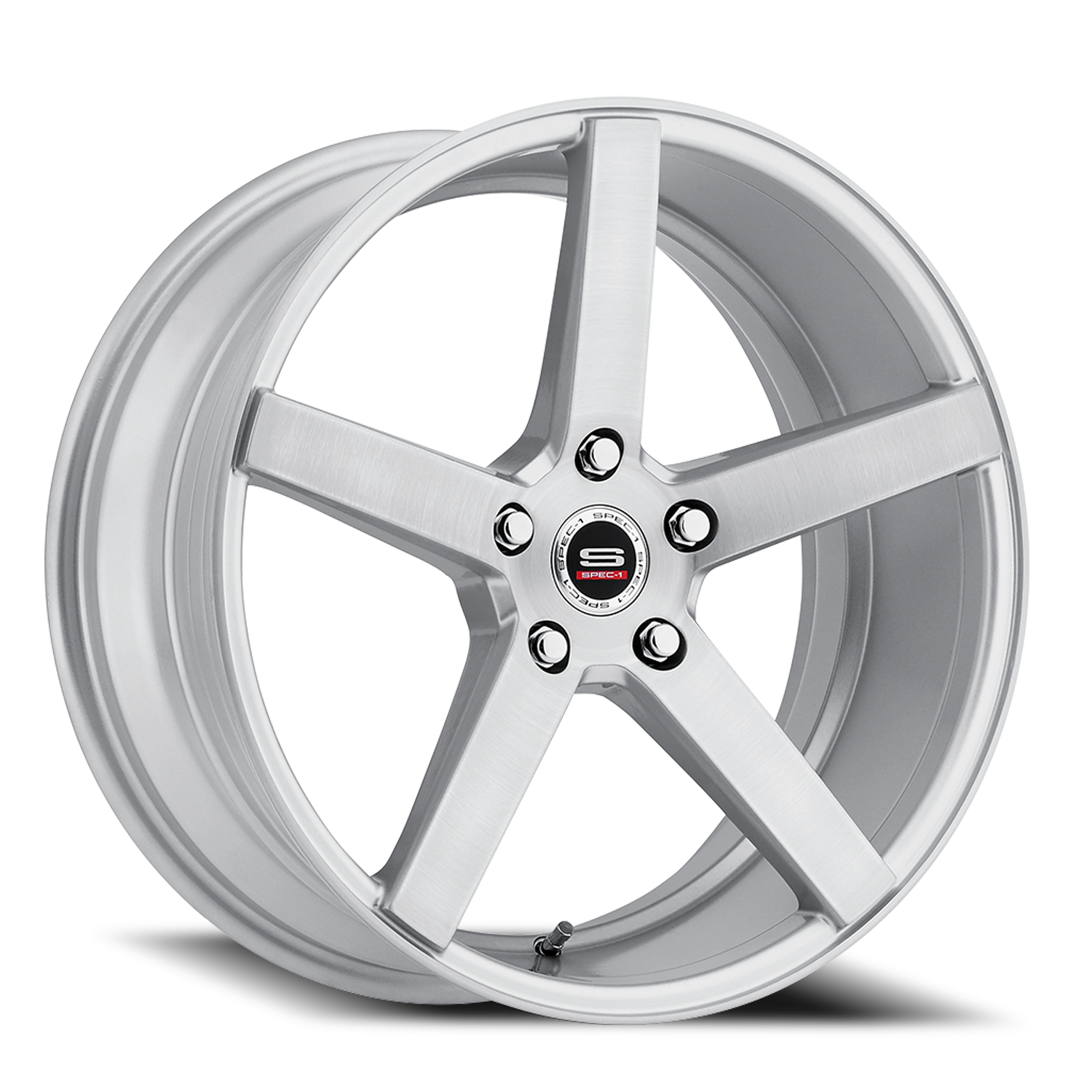 SPEC-1 SP-36 20X8.5 38 5X114.3 SILVER & BRUSHED