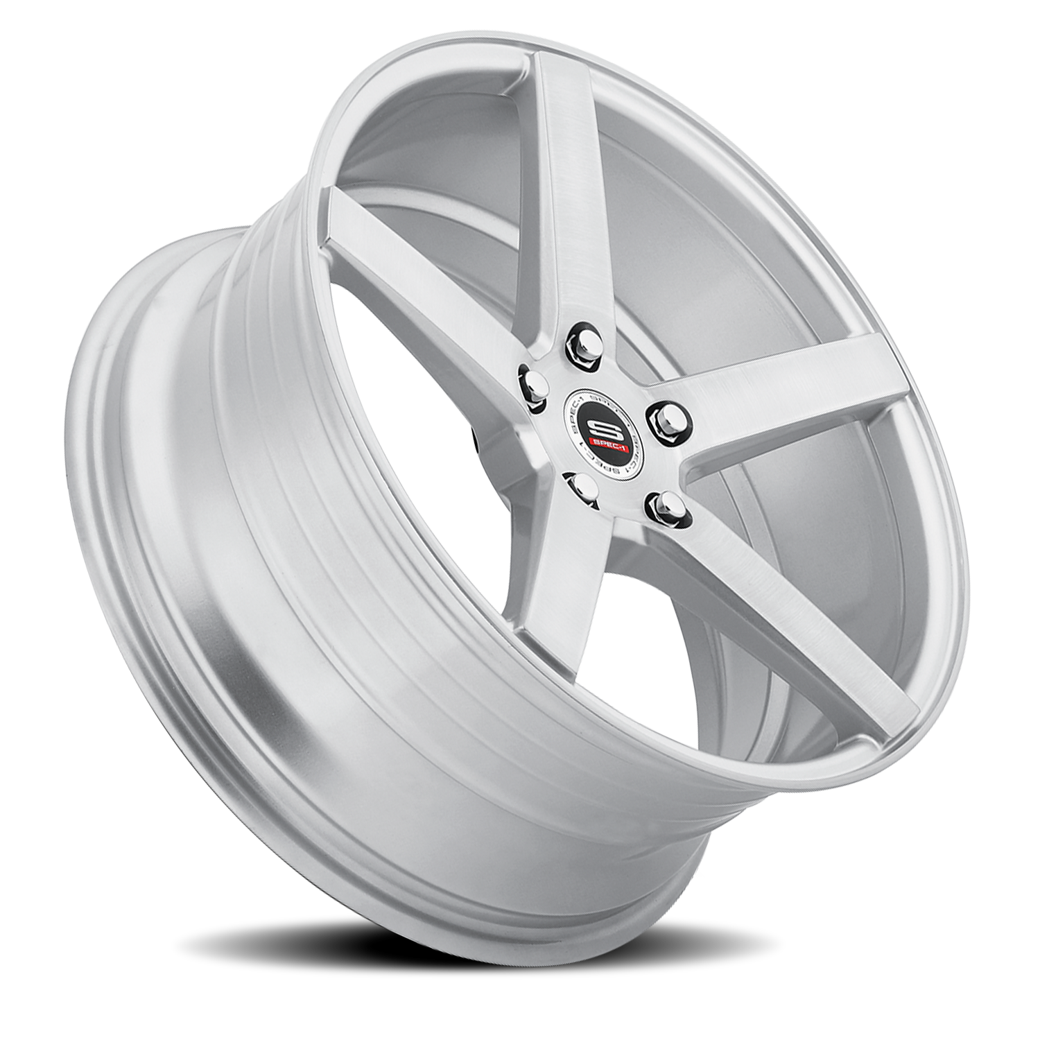 SPEC-1 SP-36 20X8.5 38 5X114.3 SILVER & BRUSHED