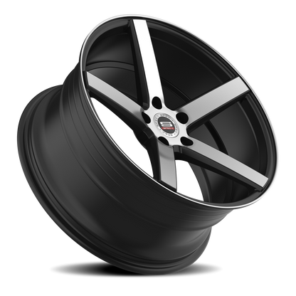 SPEC-1 SP-36 20X8.5 38 5X114.3 GLOSS BLACK & BRUSHED