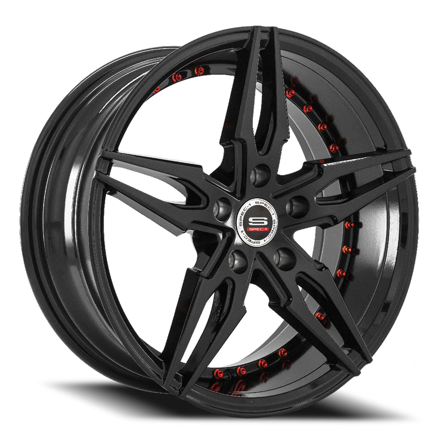 SPEC-1 SP-46 18X8 38 5X114.3 GLOSS BLACK