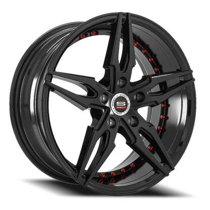 SPEC-1 SP-46 18X8 38 5X114.3 GLOSS BLACK
