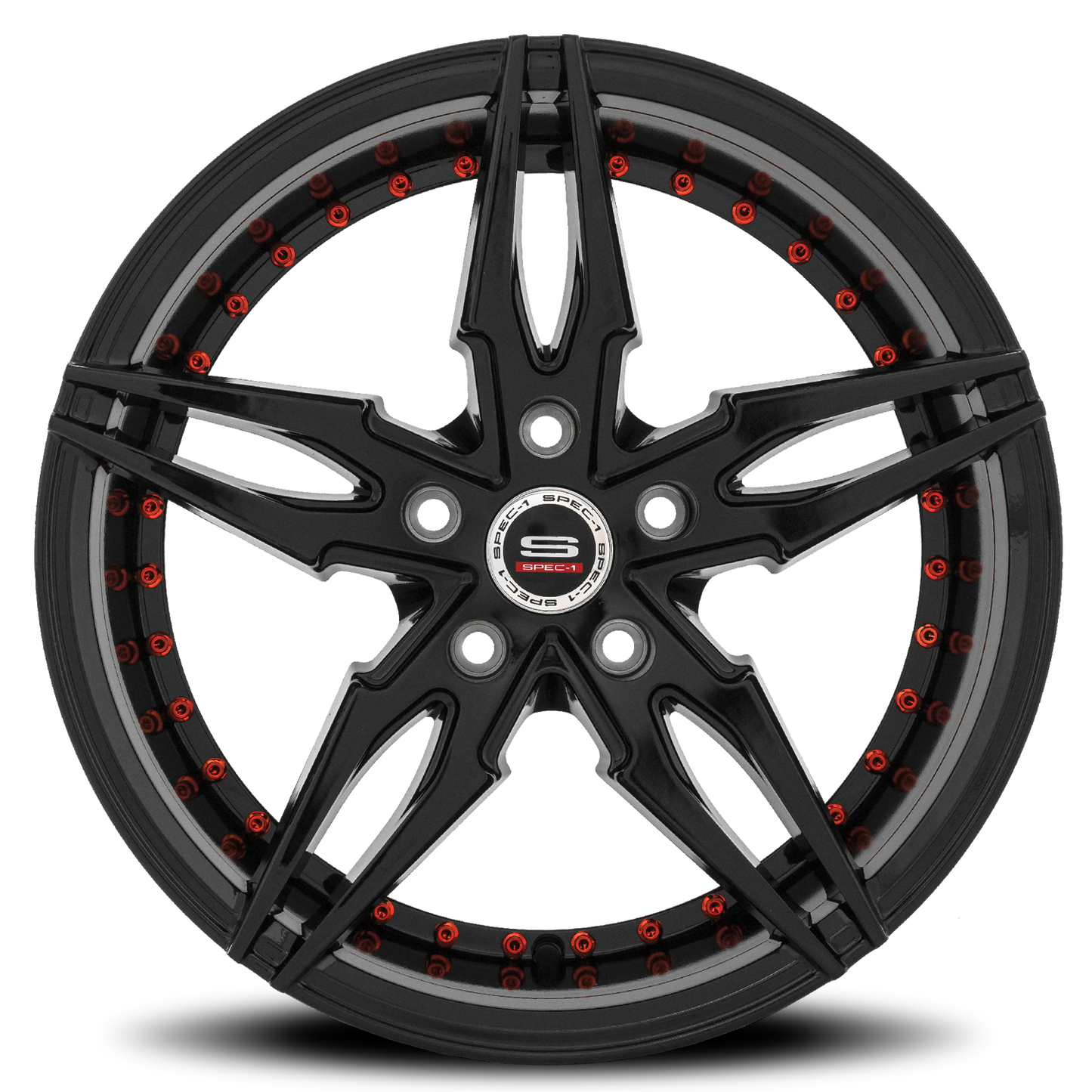 SPEC-1 SP-46 18X8 38 5X114.3 GLOSS BLACK