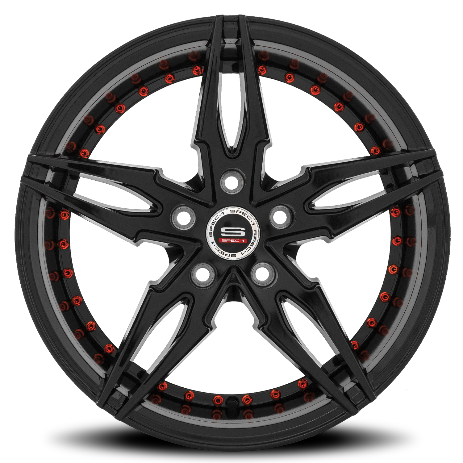 SPEC-1 SP-46 18X8 38 5X114.3 GLOSS BLACK