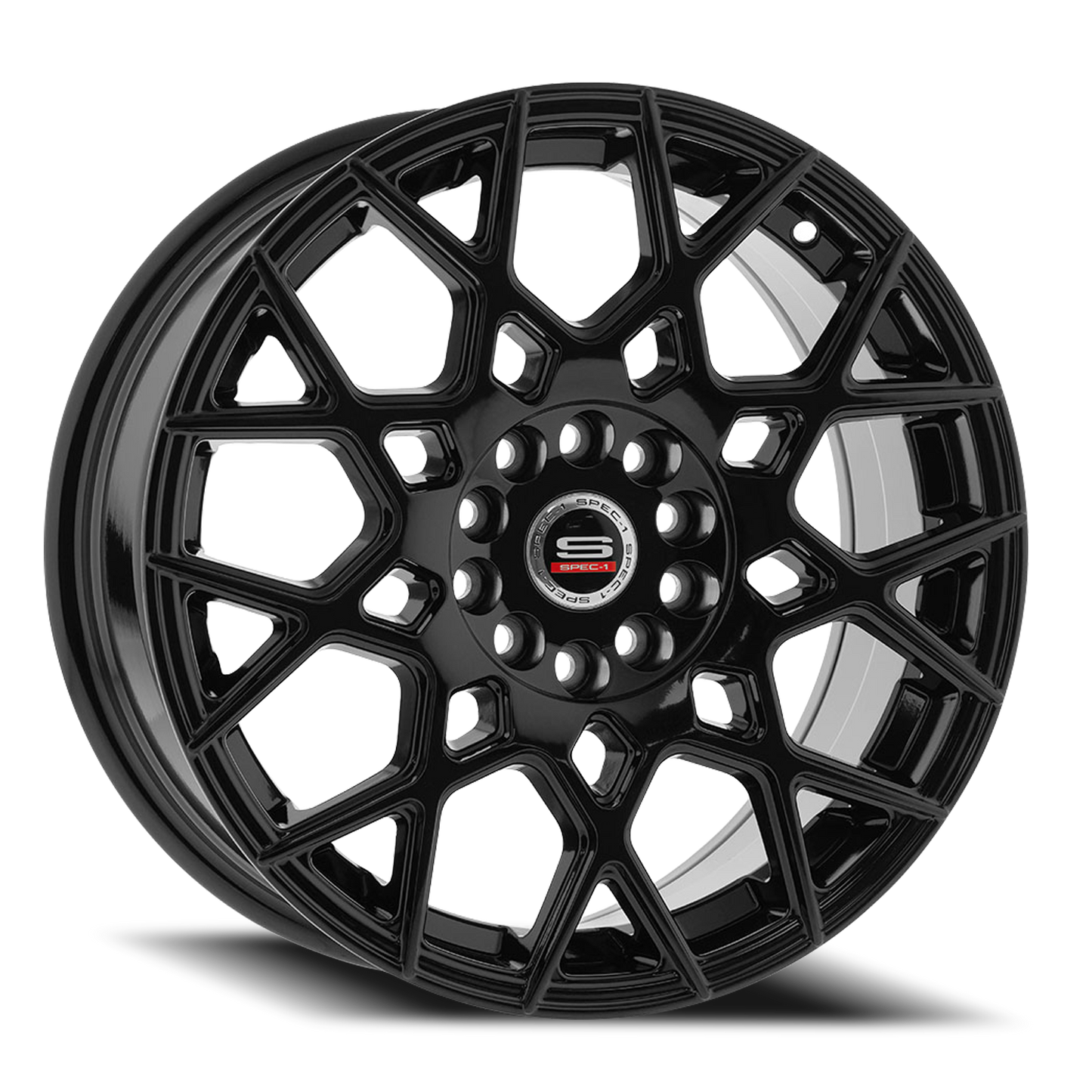 SPEC-1 SP-52 17X7.5 42 4X100/4X114.3 GLOSS BLACK