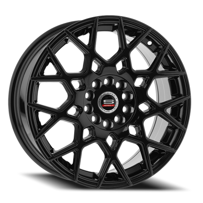 SPEC-1 SP-52 20X8.5 38 5X112/5X114.3 GLOSS BLACK