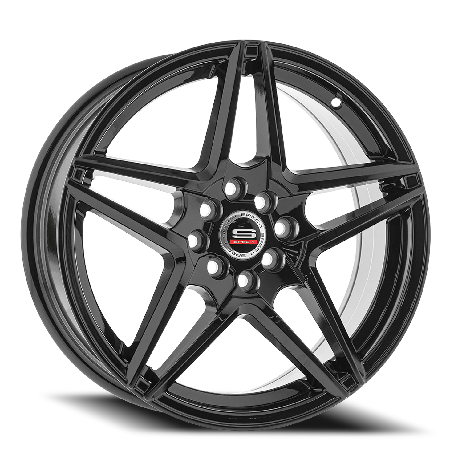 SPEC-1 SP-54 18X8 38 5X110/5X114.3 GLOSS BLACK