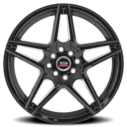 SPEC-1 SP-54 20X8.5 38 5X100/5X114.3 GLOSS BLACK